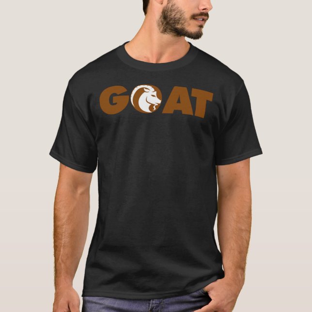 T-Shirt Clássico do GOAT LOGO (Frente)