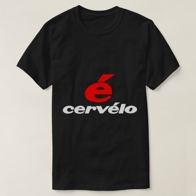 T-Shirt Clássico do LOGOTIPO BICYCLE-CERVELO (Frente do Design)