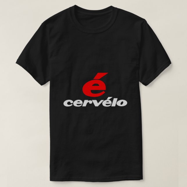 T-Shirt Clássico do LOGOTIPO BICYCLE-CERVELO (Frente do Design)