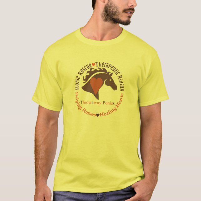 T-shirt clássico do logotipo dos homens! (Frente)