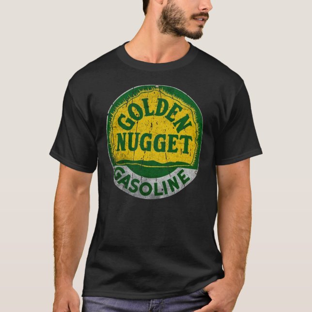T-Shirt Clássico do Óleo Nugget do ouro (Frente)
