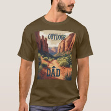 T-Shirt Clássico do Outdoor Pai Trail Edition