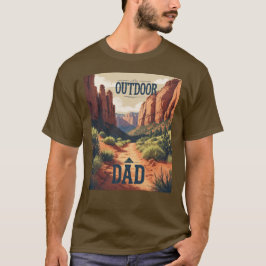 T-Shirt Clássico do Outdoor Pai Trail Edition