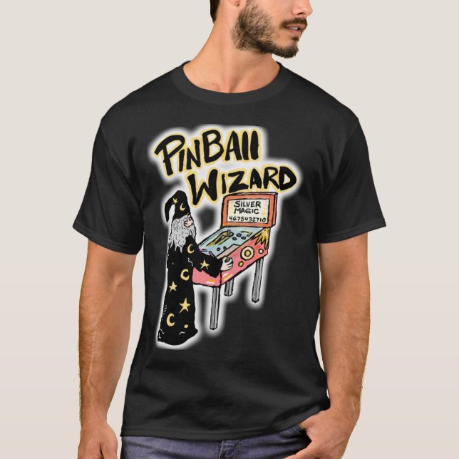 T-Shirt Clássico do Pinball Wizard (Frente)