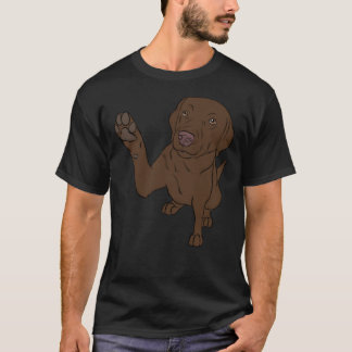 T-Shirt Clássico Labrador de Alto Chocolate.png