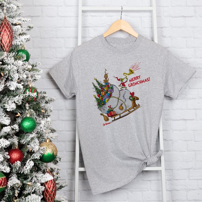 T-shirt Clássico O Grinch | Feliz Grinchmas! (Criador carregado)