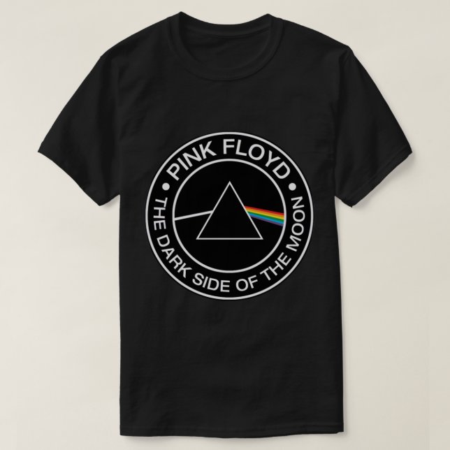T-Shirt Clássico Pink Floyd (Frente do Design)