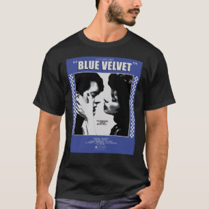 T-Shirt Clássico Poster de Filme Velvet Azul