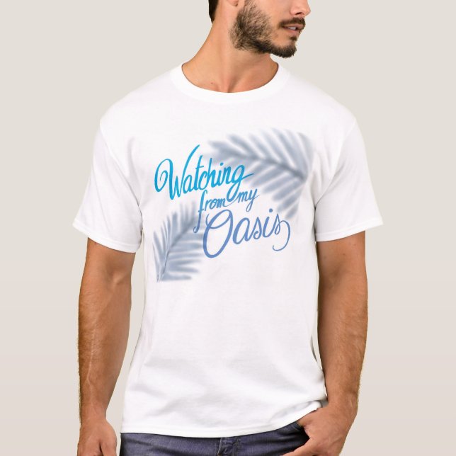 T-shirt clássico que o pôr na paz (Frente)