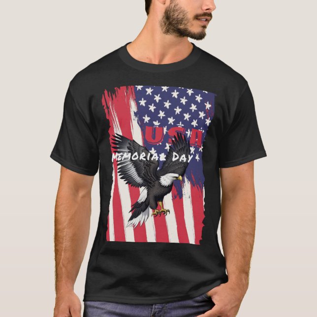 T-shirt classique de la Messe Memorial Day (Frente)