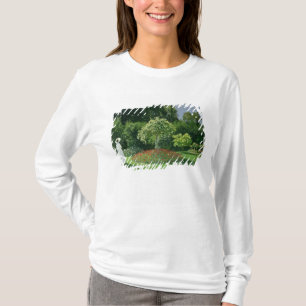 T-shirt Claude Monet Jeanne Marie Lecadre no jardim