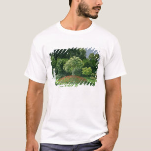 T-shirt Claude Monet Jeanne Marie Lecadre no jardim