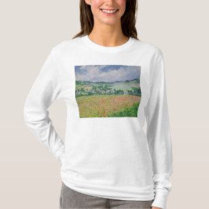 T-shirt Claude Monet o campo da papoila perto de