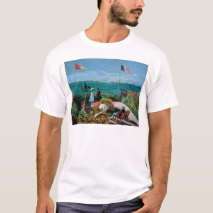T-shirt Claude Monet o terraço em Sainte-Adresse, 1867