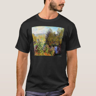 T-shirt Claude Monet Um Canto do Jardim em Montgeron