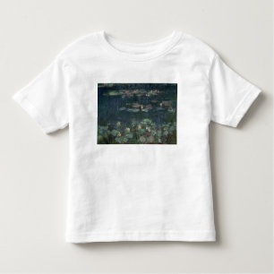 T-shirt Claude Monet Waterlilies: Reflexões verdes