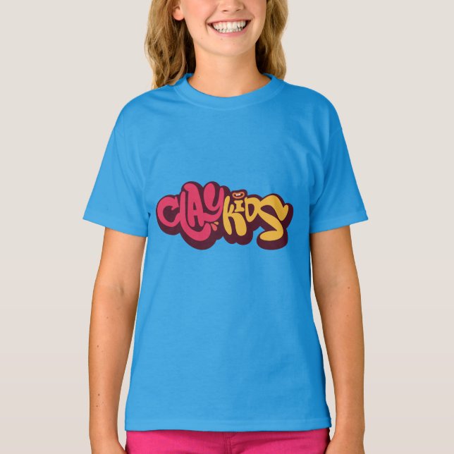 T-shirt Clay Kids - Chica (Frente)