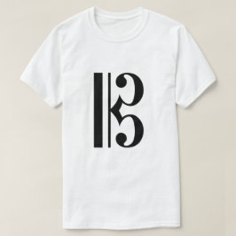 T-shirt Clef de alto/Clef