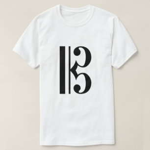 T-shirt Clef de alto/Clef