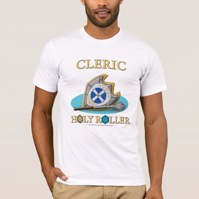 T-shirt Clero: Rolo santamente (Frente)