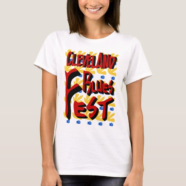 T-shirt Cleveland Blues Fest 1 (Frente)