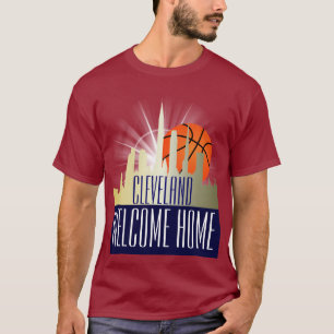 T-shirt Cleveland, Ohio - Bem-vindos ao lar - srf