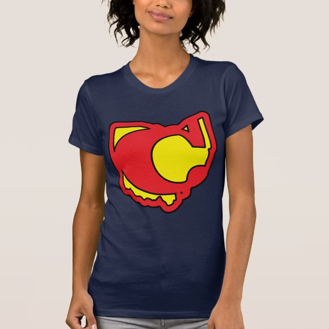 T-shirt Cleveland super, oh (Frente)