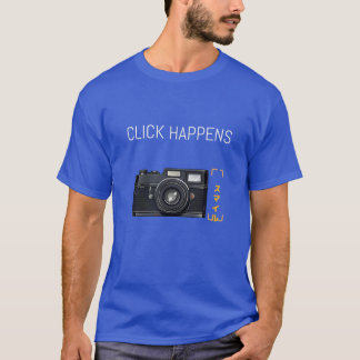 T-Shirt "Click Happens" para a alma feliz do Snap