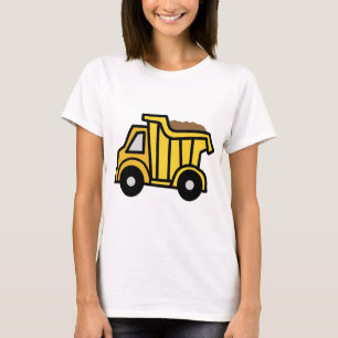 T-shirt Clipart dos desenhos animados com um camião