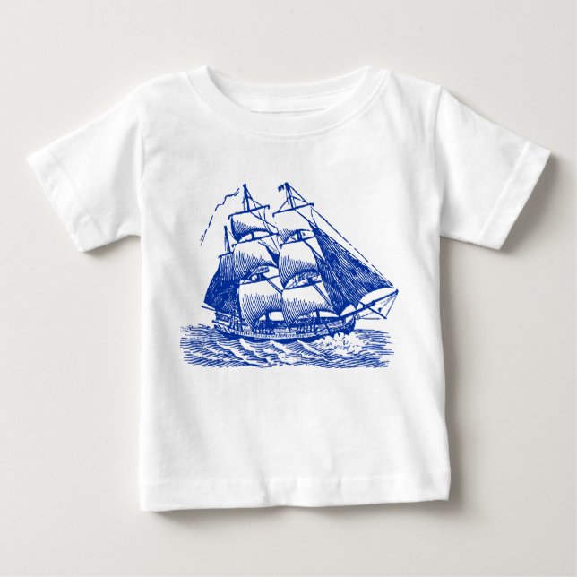 T-shirt Clipper - Marinho Azul (Frente)