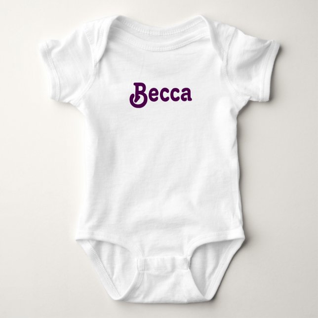T-shirt Clothing Baby Becca (Frente)