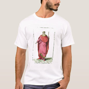 T-shirt Clovis mim (481-511) rei das franquias de Salian