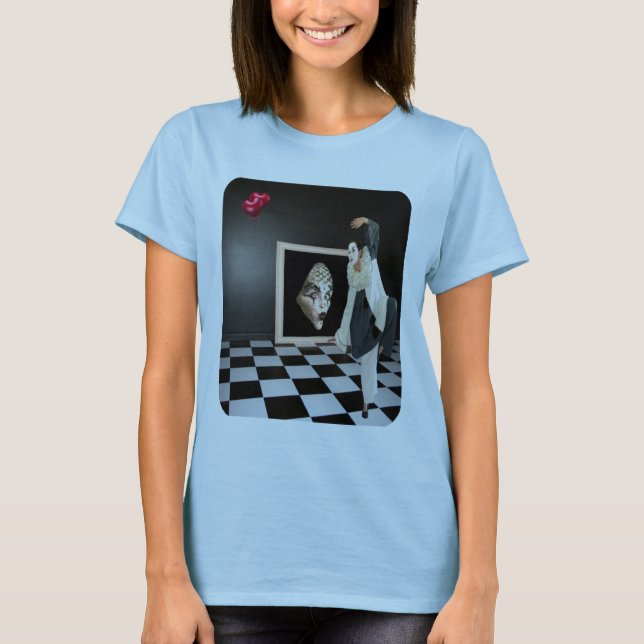 T-shirt Clowing em torno do TShirt (Frente)