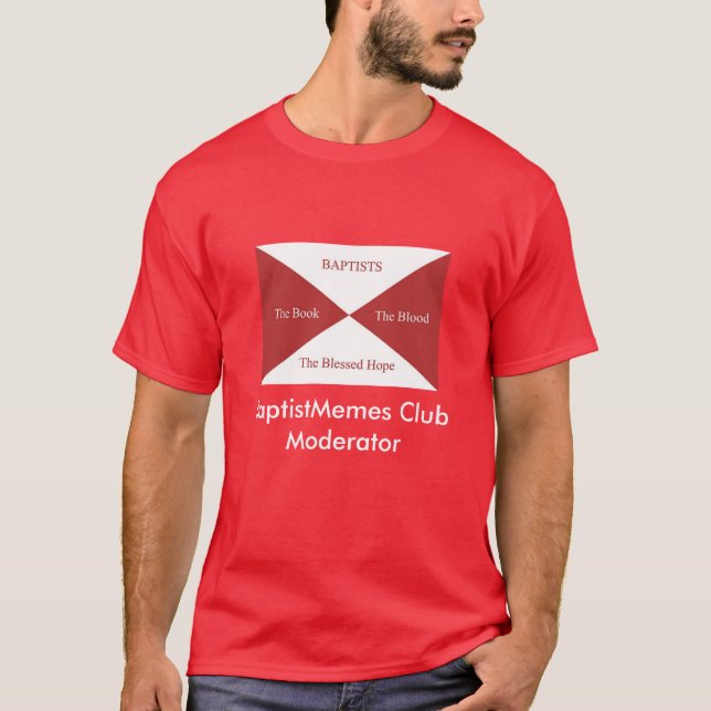T-shirt Clube baptista de Memes: Monitor (escuro) (Frente)