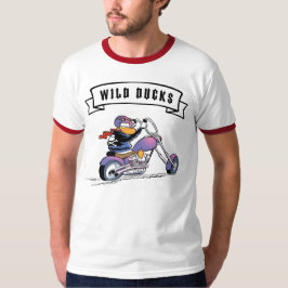 T-shirt Clube da bicicleta dos patos selvagens
