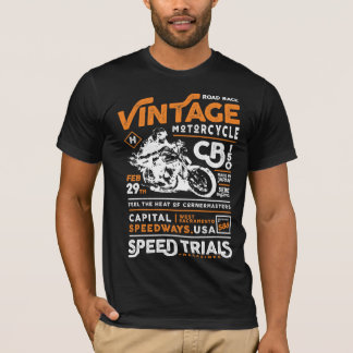 T-shirt Clube da motocicleta do vintage