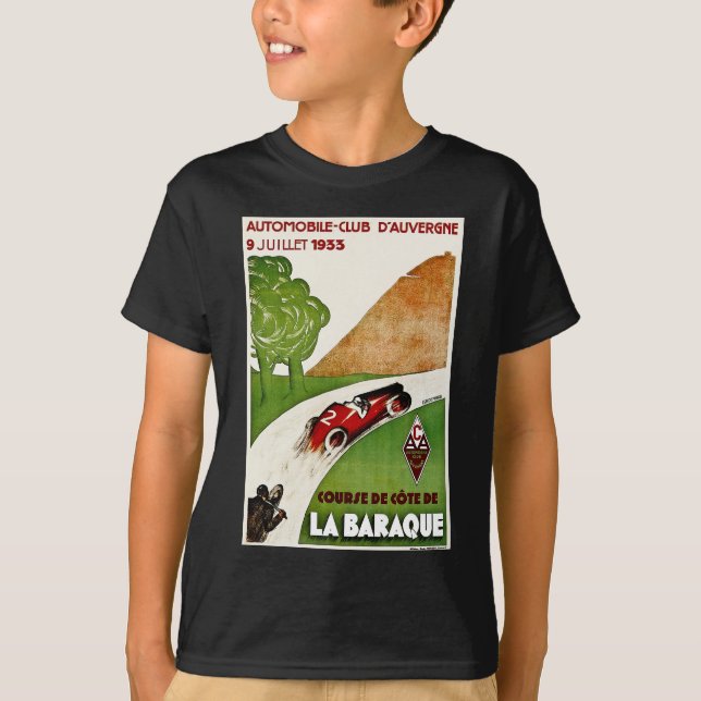 T-shirt Clube de automóvel D'Auvergne 1933 (Frente)