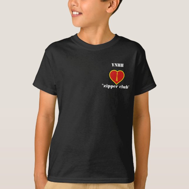 T-shirt Clube do Zipper de YNHH (Frente)