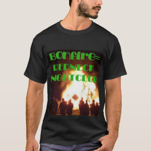 T-shirt Clube nocturno de Bonfire=Redneck