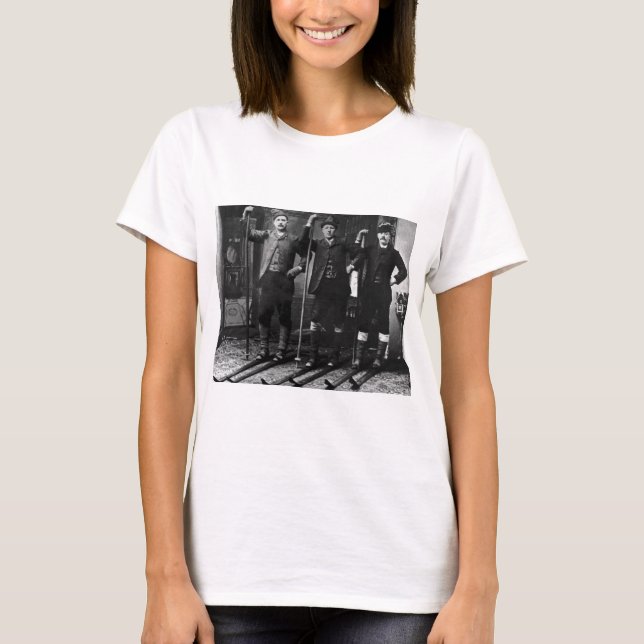 T-shirt Clube nórdico do esqui (Frente)