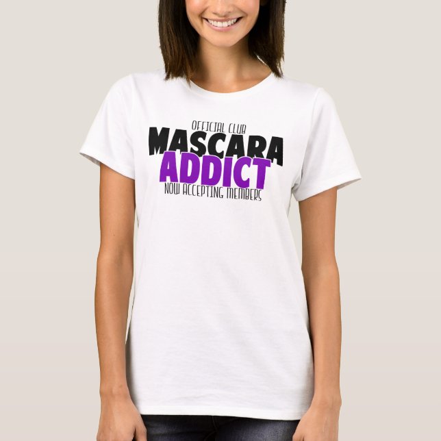 T-shirt Clube Oficial - Viciado em Rímel (Frente)