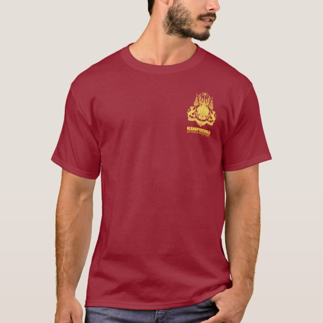 T-shirt COA de Cambodia (Kampuchea) (Frente)