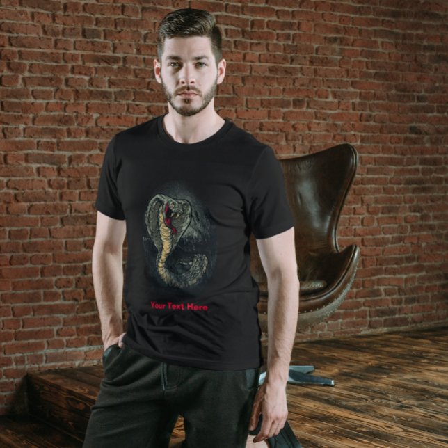 T-Shirt Cobra perigoso (Criador carregado)