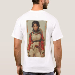 T-Shirt Cobrir Da Revista Ficfi Japonesa Retro