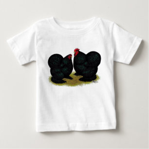 T-shirt Cochins Black Bantam Pair
