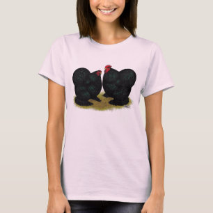 T-shirt Cochins Black Bantam Pair