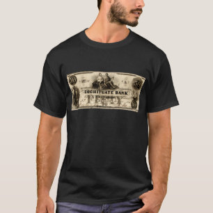T-shirt Cochituate 1853 nota de cinqüênta dólares