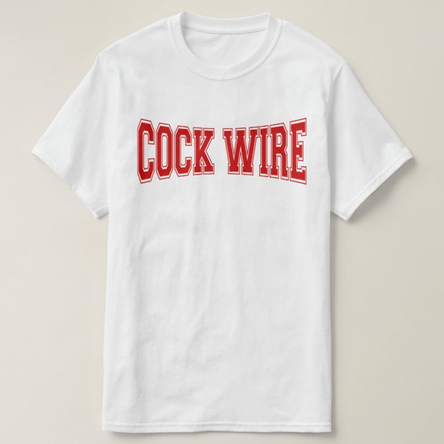 T-SHIRT COCKWIRE (Frente do Design)
