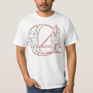 T-shirt Codifique um vermelho de quatro "números C4"