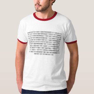 T-shirt Código binário do geek "se você pode ler este… "